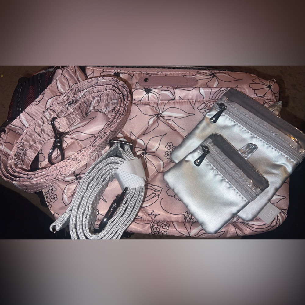 Lug Quilted Flare 2 Sketch Floral Blush